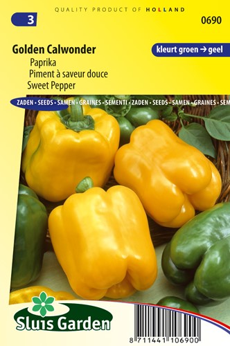 Paprika California Wonder yellow