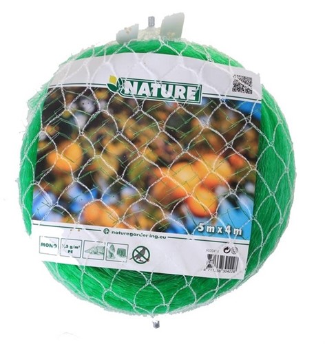 Vogelnet Mono groen maaswijdte 6x6 mm 5x4m-3