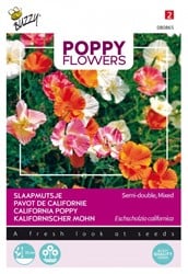 Slaapmutsje, Semi-dubbelbloemig gemengd - Poppy Flowers