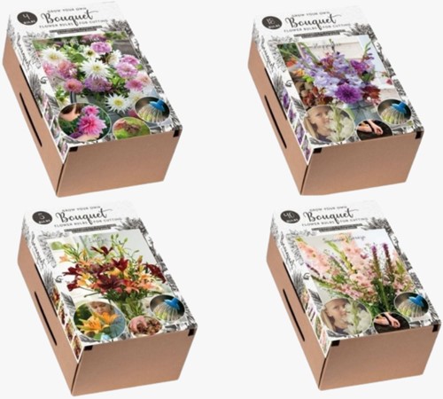 2x Boeket Uit Eigen Tuin – Bloembollen Surprise Geschenk