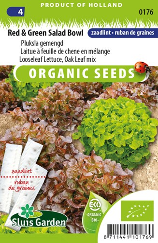Pluksla Red Salad Bowl Zaadlint EKO