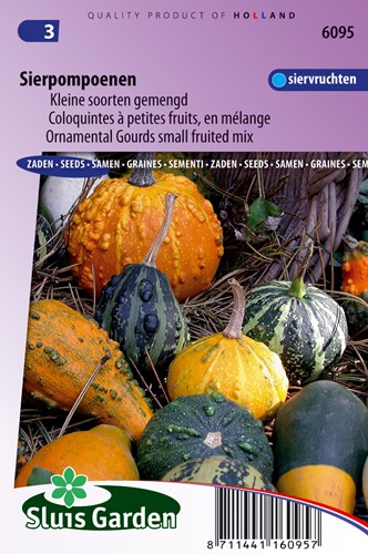 Cucurbita Kleine vruchten gemengd - Sierkalebassen