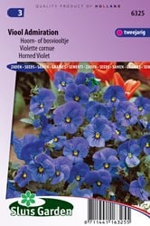 Viool Admiration (Grootbloemige bosviooltje)  - Viola Cornuta