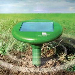 Mollenverjager op zonne-energie