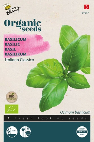 Biologische zaden basilicum Genovese