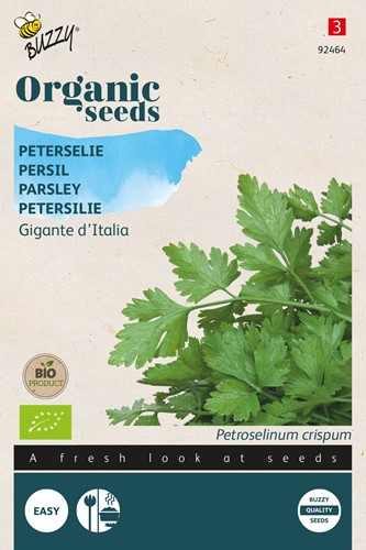 Biologische zaden Peterselie Gigante d'Italia