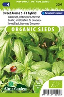 Basilicum, verbeterde Genovese, Sweet Aroma 2 - F1 hybrid EKO