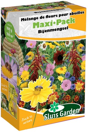 Strooikoker Weidebloemen zaadmengsel BIJEN - Maxi Pack Sluis Garden