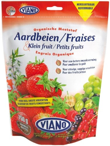 Organische aardbeienmeststof 750 gr - Viano