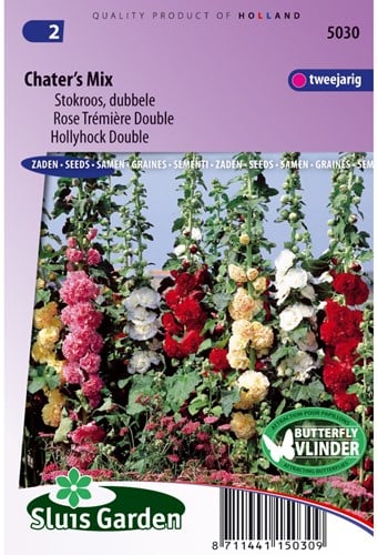Stokroos double Chater's Strain Mix - Alcea