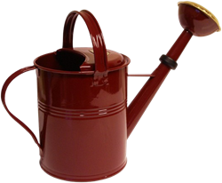 Gieter Metaal Rond 5 liter Rood