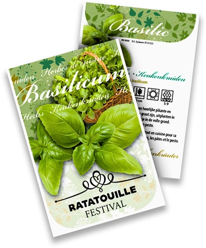 Basilicum Keukenkruiden zakjes persoonlijk bedrukt 250 stuks-2