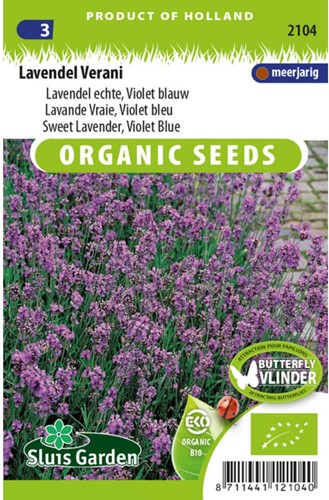 Lavendel echte, Violet blauw, Verani EKO