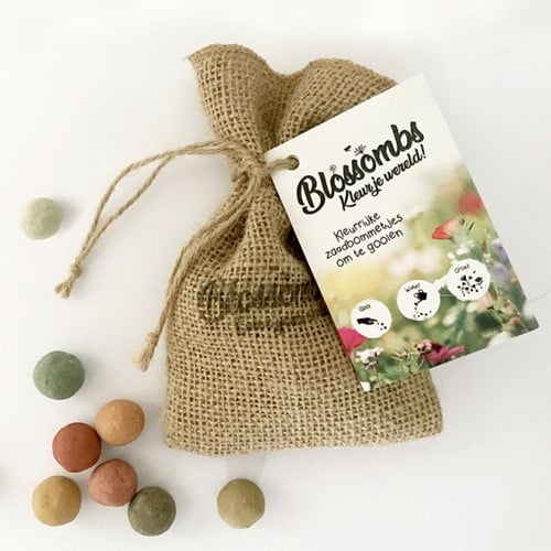 Blossombs jute cadeauzakje