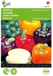 Paprika 5 Kleurenmengsel - Capsicum annuum