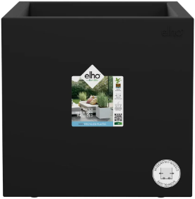 Vivo Next Vierkant Wielen 40 cm Zwart – Elho