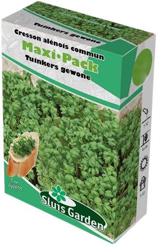Strooikoker Tuinkers zaden gewone - Maxi Pack Sluis Garden