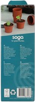 SOGO Plastic potje terracotta 6cm-3
