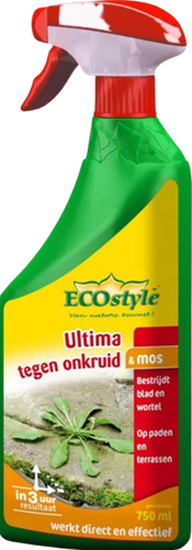 Ultima Onkruid en Mos gebruiksklaar 750 ml - Ecostyle