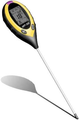 Vocht/pH/Licht/Grond Thermometer (4in1)